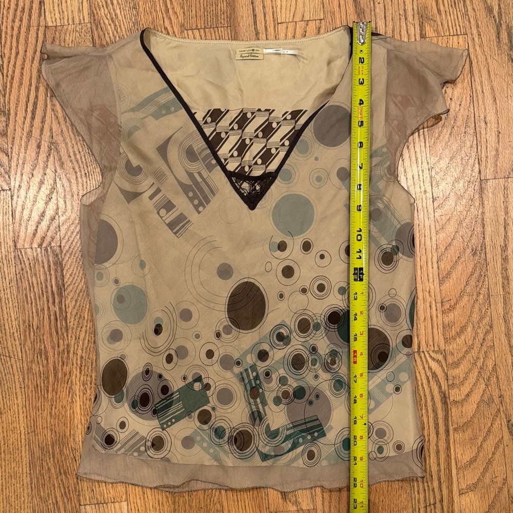 Max Studio Abstract Patterned Blouse - image 5